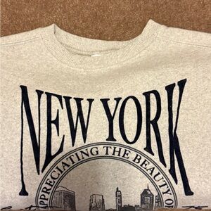 Zara Kids Gray New York Sweatshirt